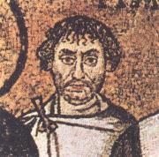 belisarius den sore faltherren mosaik fran 550 talet unknow artist